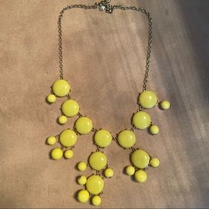 J.crew Bobble Necklace-Yellow